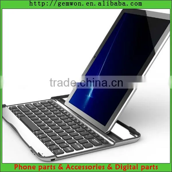 Bluetooth Keyboard Aluminum Case for Samsung Galaxy Tab10.1 P7510 P7500 + Film