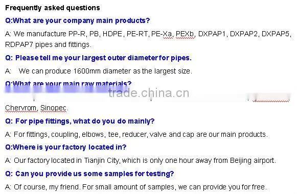 PPR pipe fittings/ ppr fittings female threaded union