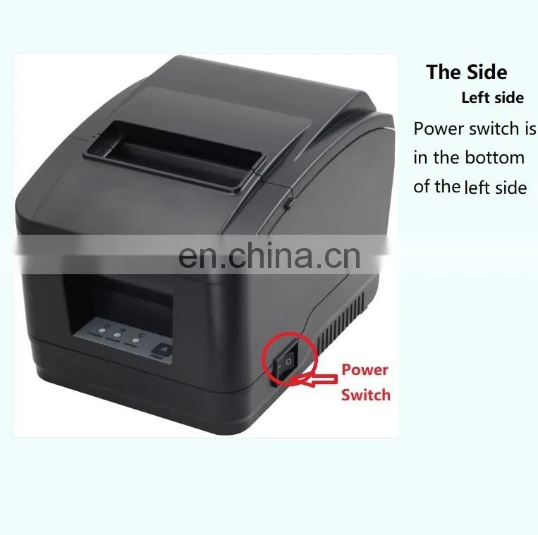 Cheap 80mm USB rolls auto cutter outdoor smartphone PDA computer POS restaurant unicode thermal receipt printer