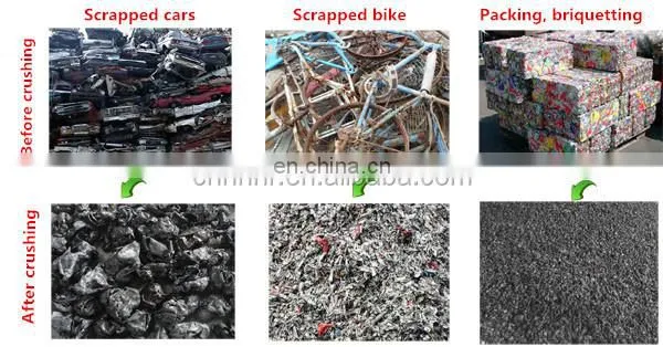 Brand new metal crusher using for scrap steel with CE certificate