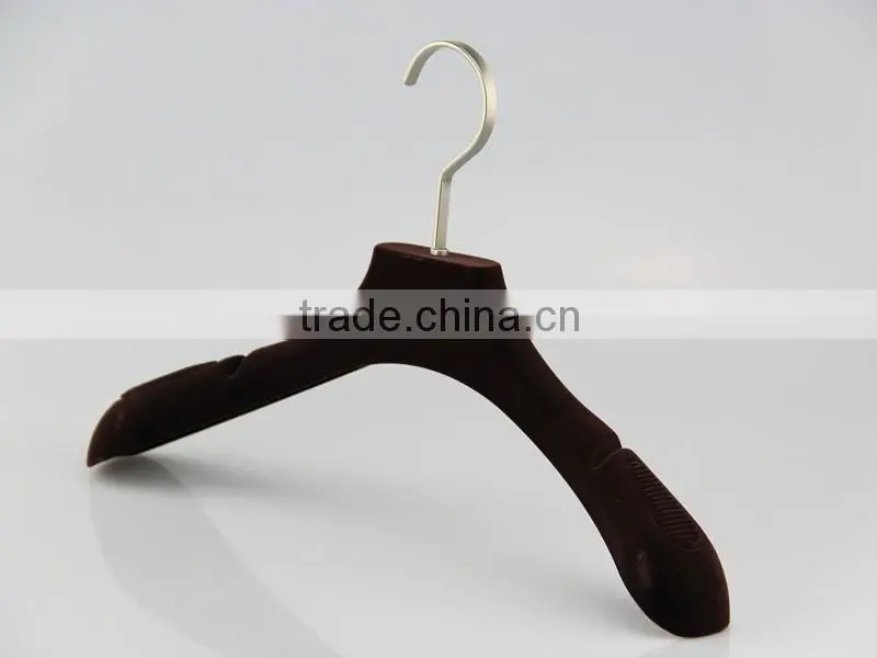 hot selling velvet hanger can be acceped customized logo