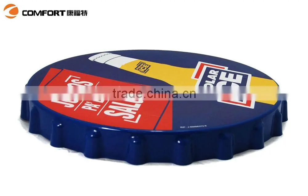 Competitive plastic antislip round serving tray