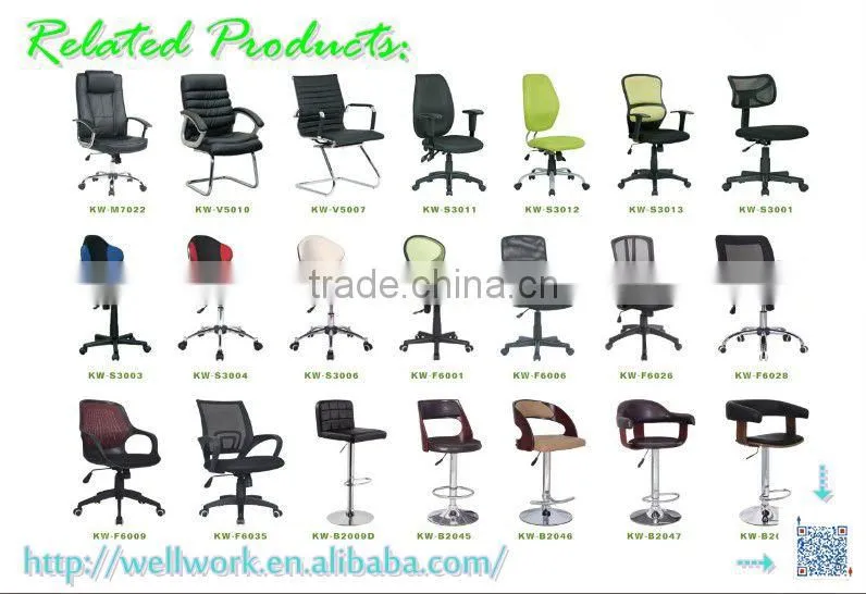 WorkWell 2015 mesh office chair with armrest KW-m7122