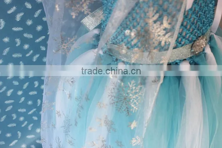 Wholesale Custom Made Elsa Princess Dress Costume for party