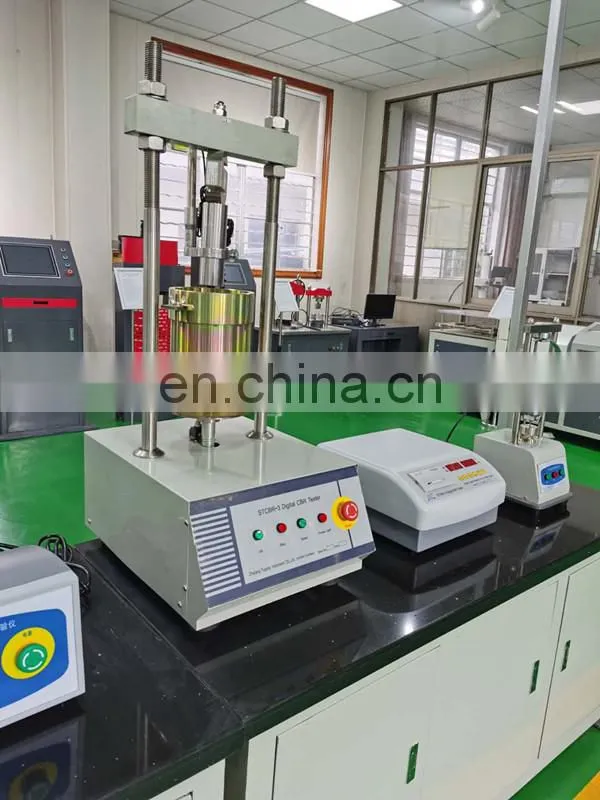STCBR-3 CBR test machine to check bearing loading ability of pavement