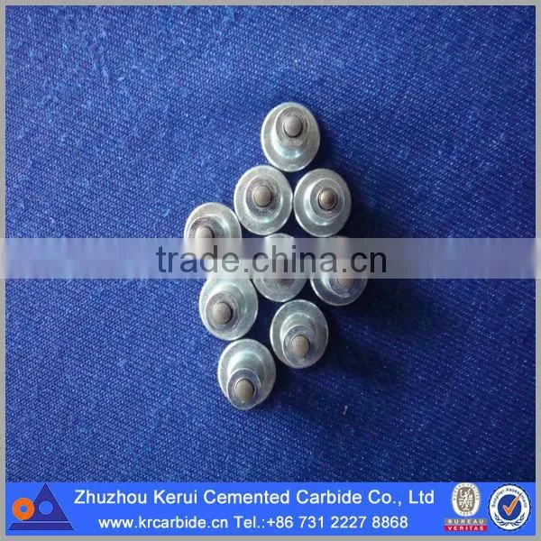 Anti-slippery tungsten carbide spiral tire studs