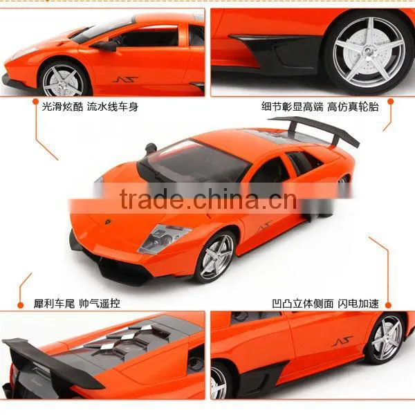 1:14 High imitation RC model Racing car with steering wheel with light and music, top racing rc car, high speed imperial racing