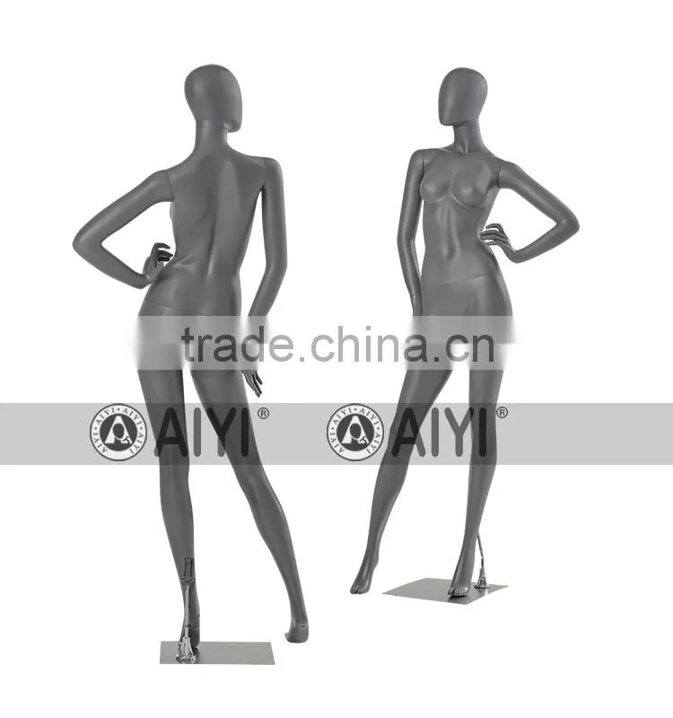 egg head sexy glossy female mannequin