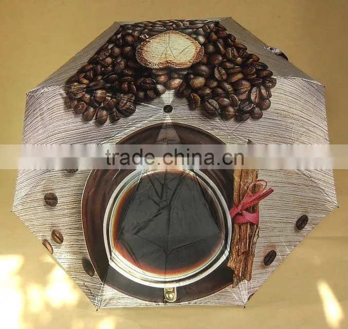 3 folding umbrella with automatic open and close