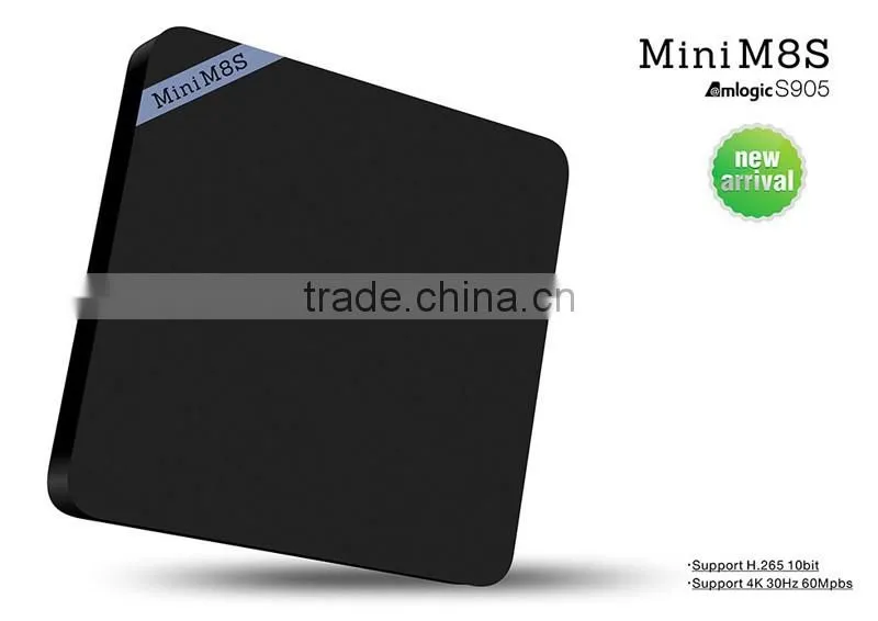 Mini m8s Amlogic s905 Android 5.1WiFi internet new smart tv box