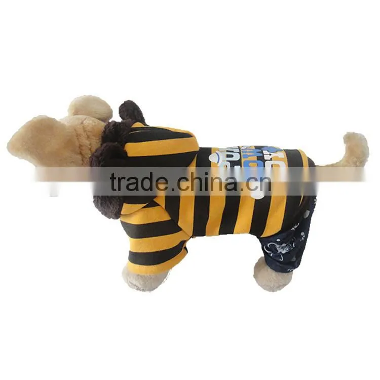 Wholesale Fashional Printed Bear Pattern Dog Clothes