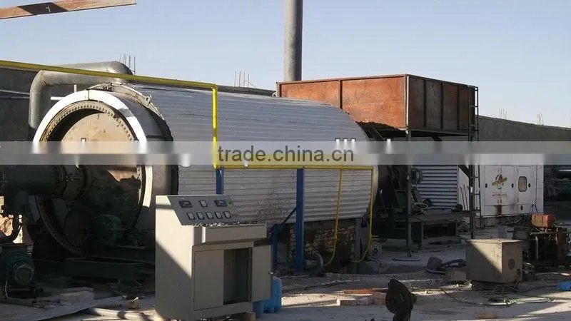 100% Explosion-proof continuous pyrolysis plant waste plastic pyrolysis machine