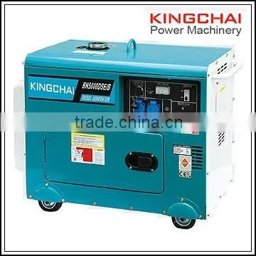 KINGCHAI Power Machinery AC 220V/380V Three Phase Air-Cooled Silent Diesel Generators 2KW 3KW 5KW