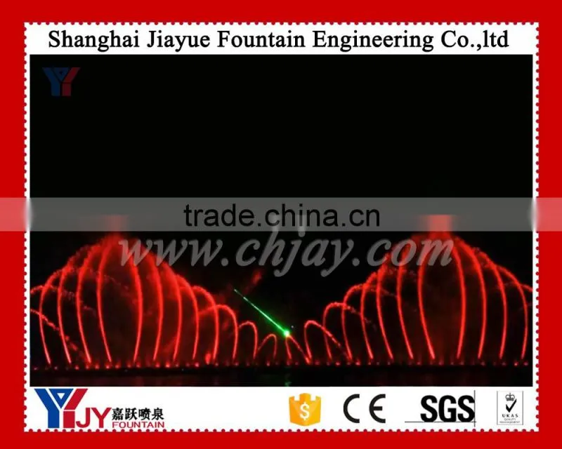 Large Digital Music Fountain in the sea