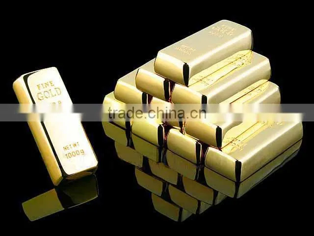 Metal gold usb bar flash drive laser printing