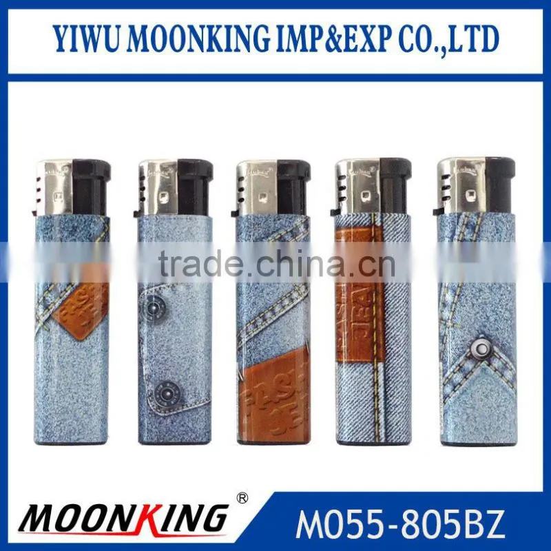 ABS material OEM brand refillable gas cigarette lighter electronic jet lighters