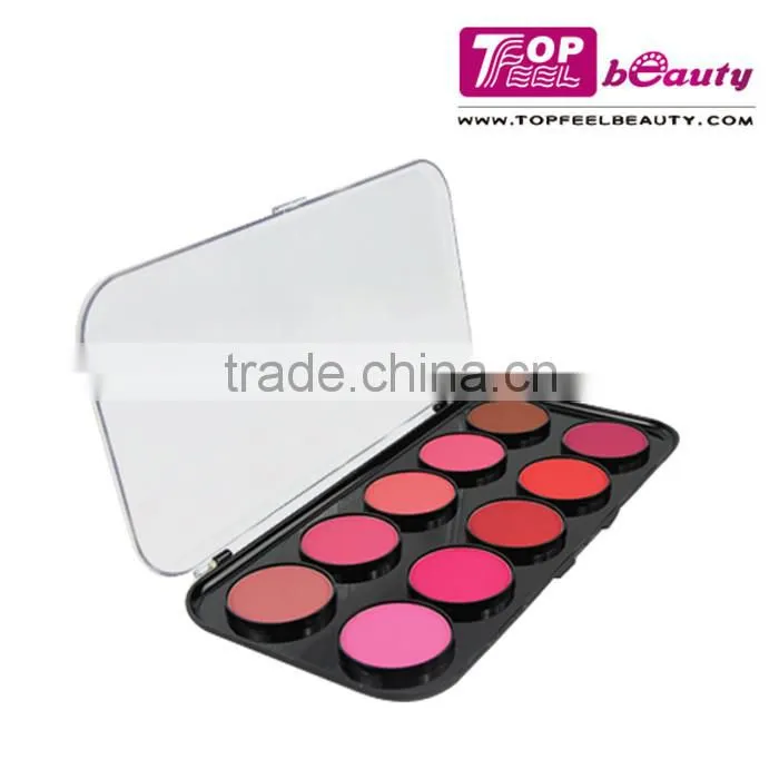10 color makeup blush PRIVATE LABEL natural cosmetics products