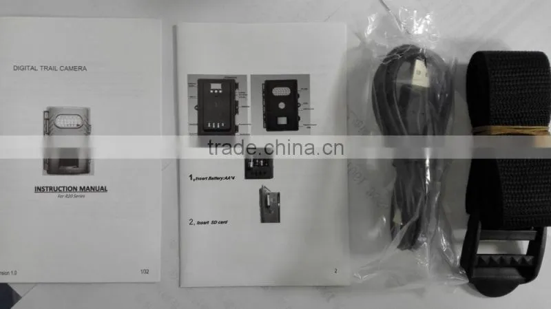 720P Weather-proof IP66 black IR hunting camera