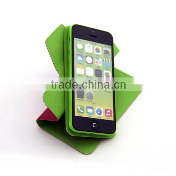 flannel PU Leather case for Apple IPAD/IPAD mini/Tablet,can be rotated and folded