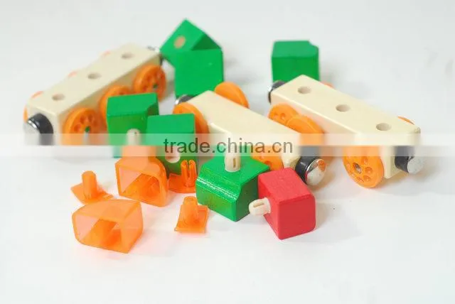 Wooden express train set toy for kids