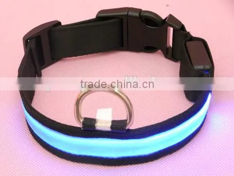 Safety pet id tag, Led Dog Pet Tag Flashing Light Up Safety Collar
