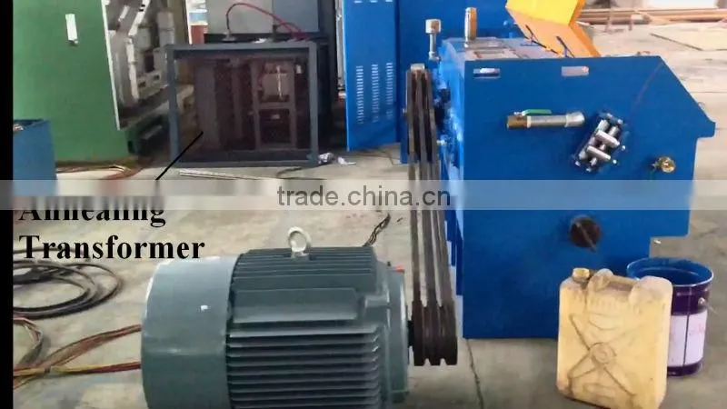 large-intermediate copper drawing machine with continuous annealer