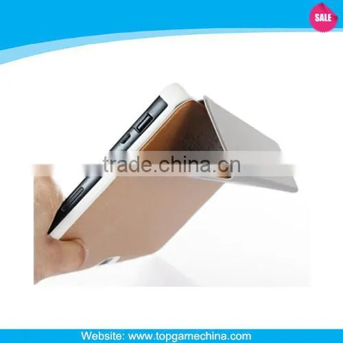 Slim 3 Folding +Silk Pattern Leather Back cover For Dell Venue 11 Pro 5130 Tablet Case