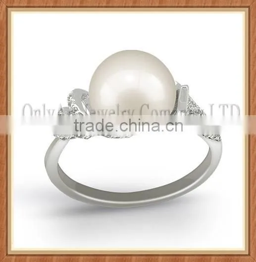 Black pearl rings 925 stereling sliver jewelry rings for women wedding rings