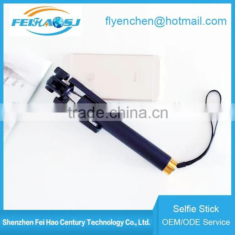 Smartphone selfie stick Wireless Bluetooth selfie stick 2016 monopod selfie stick colorful for phone