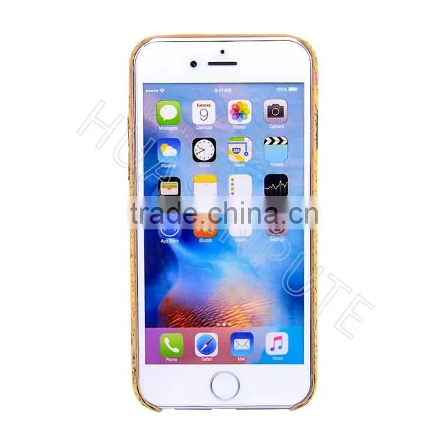 Natural Real Wood Soft Back Mobile Phone Cover Case For Apple iphone6/6S