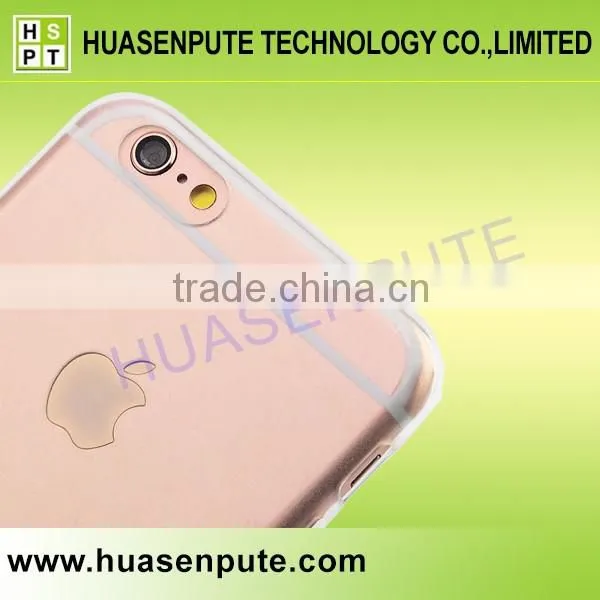 Popular Transparent Slim TPU Mobile Phone Back Cover for Iphone 6