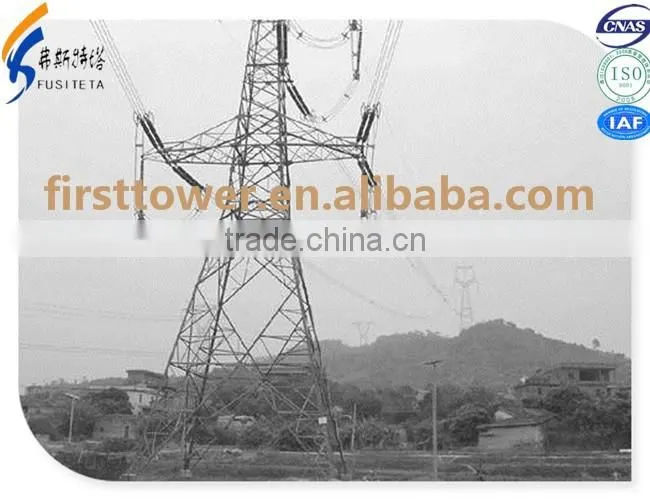 Professional manufacturer 400 kv transmission tower