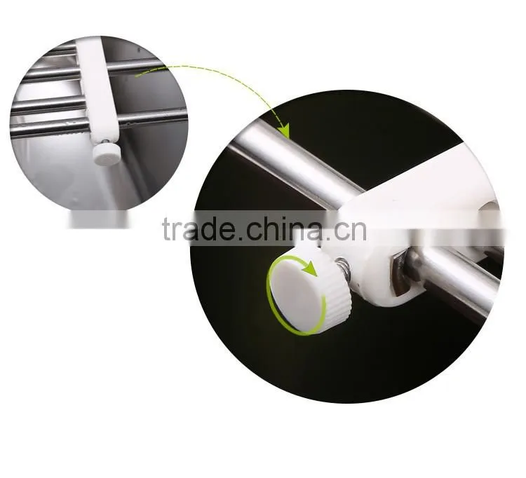 S/S+ABS 18*42*2 High quality products kitchen slide rack/stainless steel portable kitchen rack/drying rack/adjustable sink rack