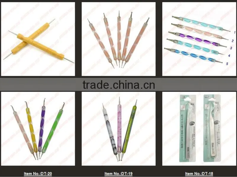 5pcs* 2 Way Nail Art Tool Set PRO Marbleizing nail dotting tool/Nail Dotting Tool