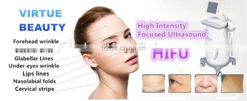 HIFU ultrasound HIFU face lift HIFU slimming machine together beauty equipment