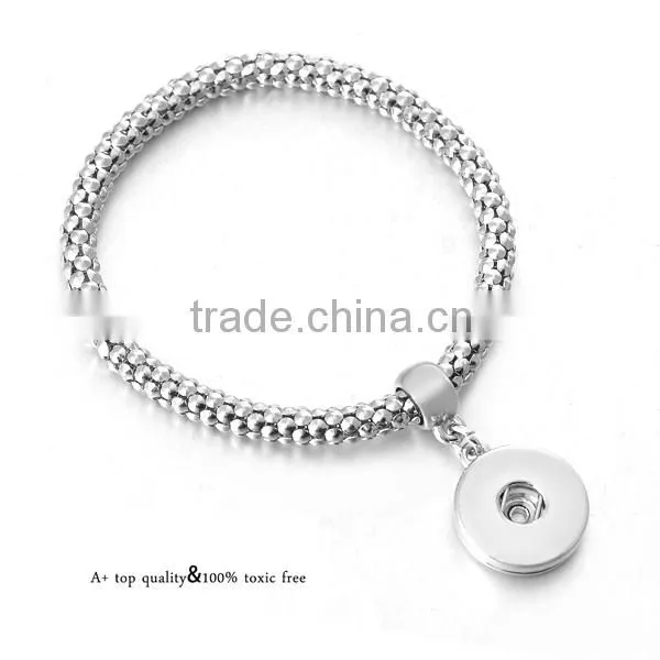 leather button bracelets 18mm Ginger Snap Bracelet charm Interchangeable handmade pulseras button Snap Bracelets