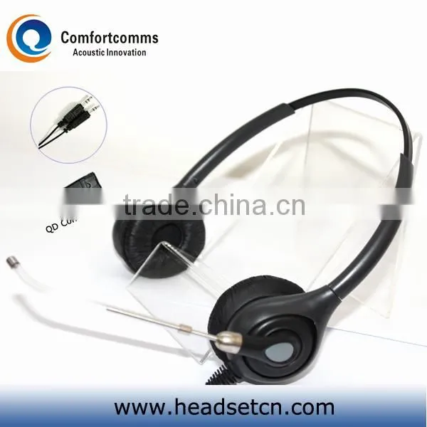 Monaural call center 3.5mm headset for personal computer and laptop HSM-600NPQDJ3.5D