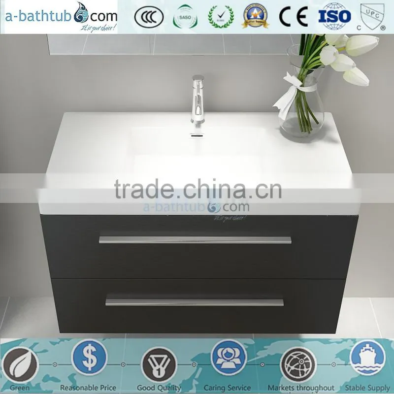 2016 double sink bathroom vanity made in china