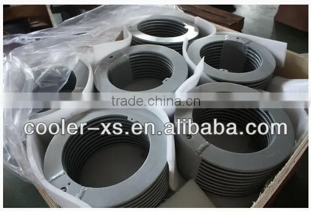 aluminum bar-plate round air cooler / CAC for compressor, centrifugal