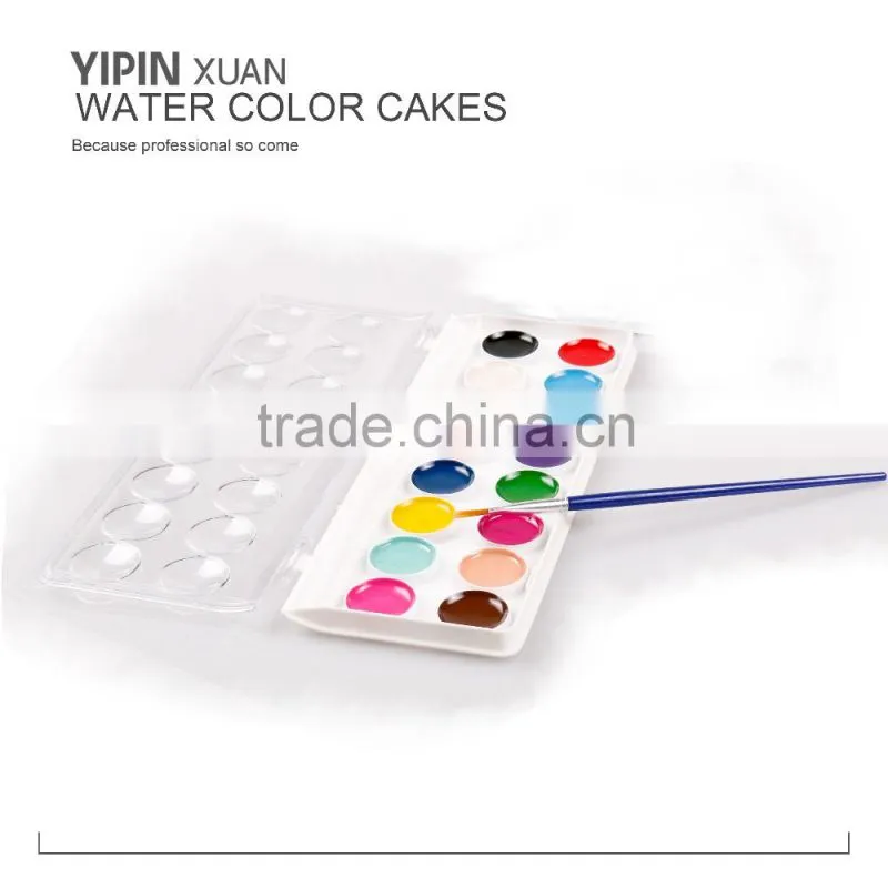 Promotion 16 Colors Dry Water Color Paint Cakes