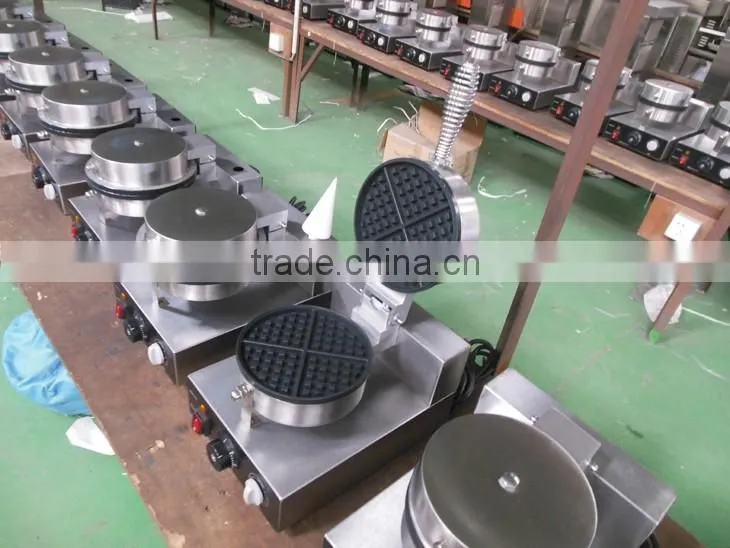 Industrial Single Plate Electric Waffle Maker Machine 220V Small Kitchen Snack Appliance With CE