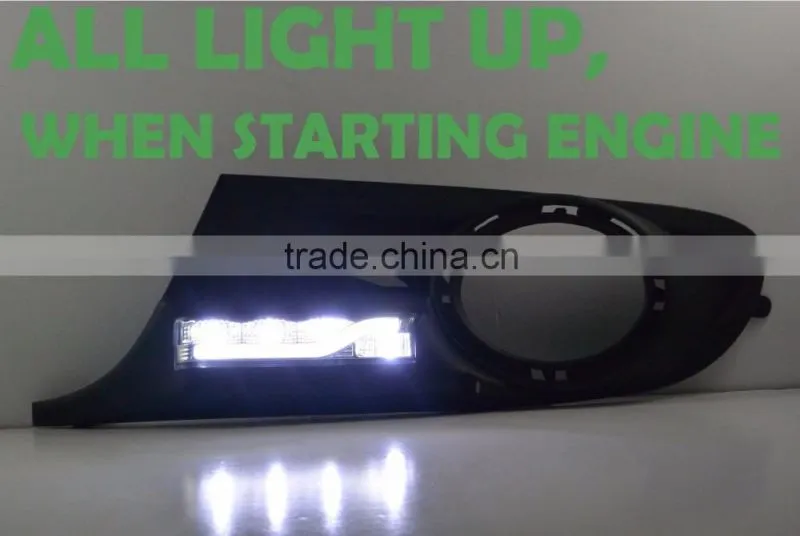 High Quality FOR VW GOLF 6 LED Lamp CAR DRL Daytime Running LIGHT