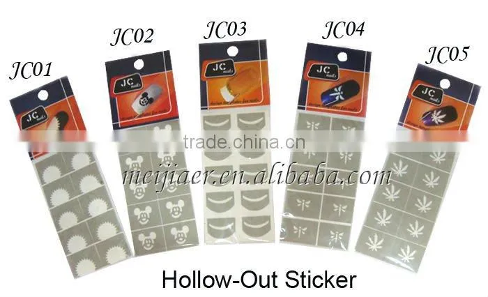 Nail art stencil sticker