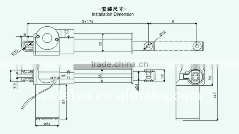 linear actuator cabinet