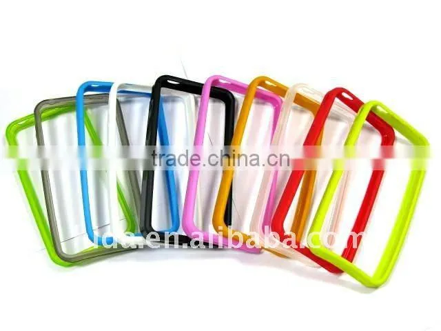 for iphone 4 case bumper case for iphone 4 4G ,for iphone 4 bumper case,Rubber Hard silicone case with various color