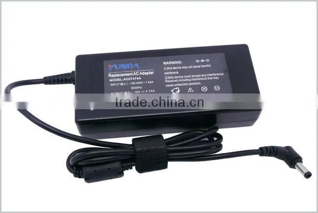 Replacement AC Adapter Charger for HP 90Watt 19V 4.74A (5.5x2.5mm) for Presario 1000 nx9000 series laptop