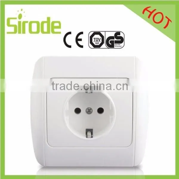 Canton Fair EUro Standard ABS/PC/Metal livolo electric material wall led light Switch with LED light