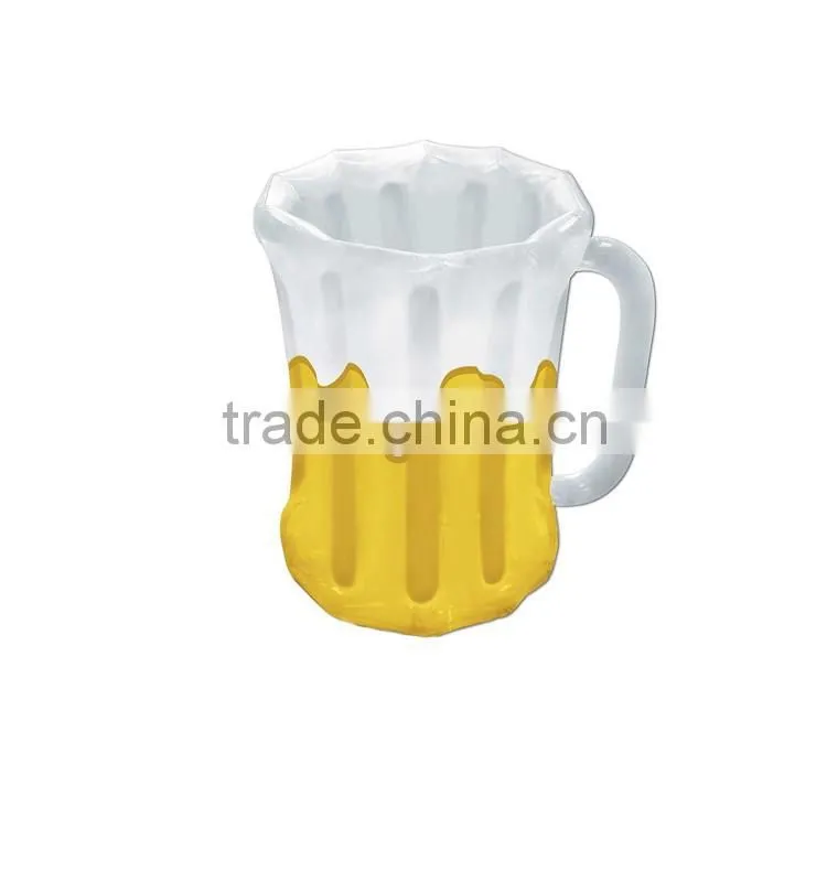 2016 pvc Inflatable Beer Mug Cooler