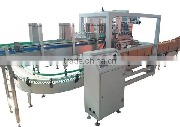 MIC-hot sale best quality automatic carton box packing machine cartooning machine bottle cartooning line