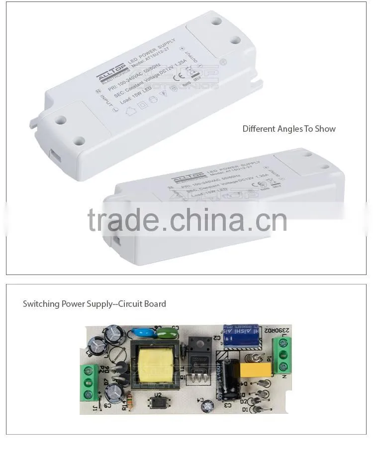 High efficiency dimming 18w 300mA led power supply